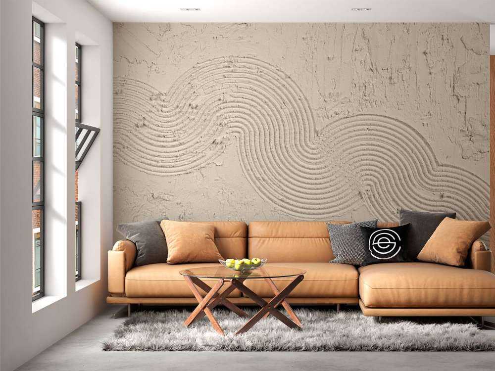 Zen Garden Texture in Linen