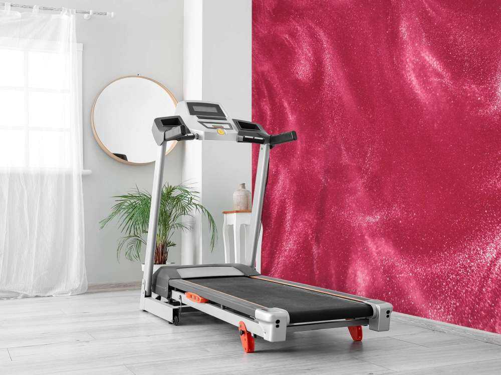 Różowe drobinki brokatu