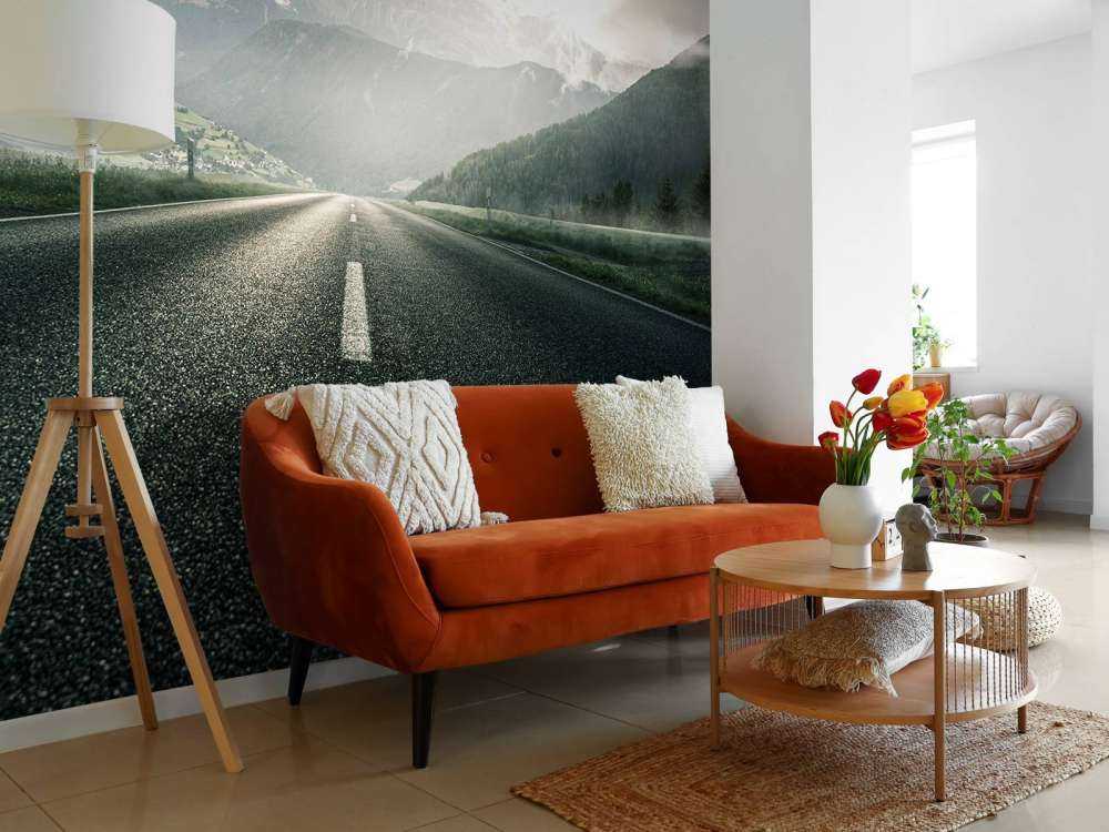 Droga w krajobrazie górskim