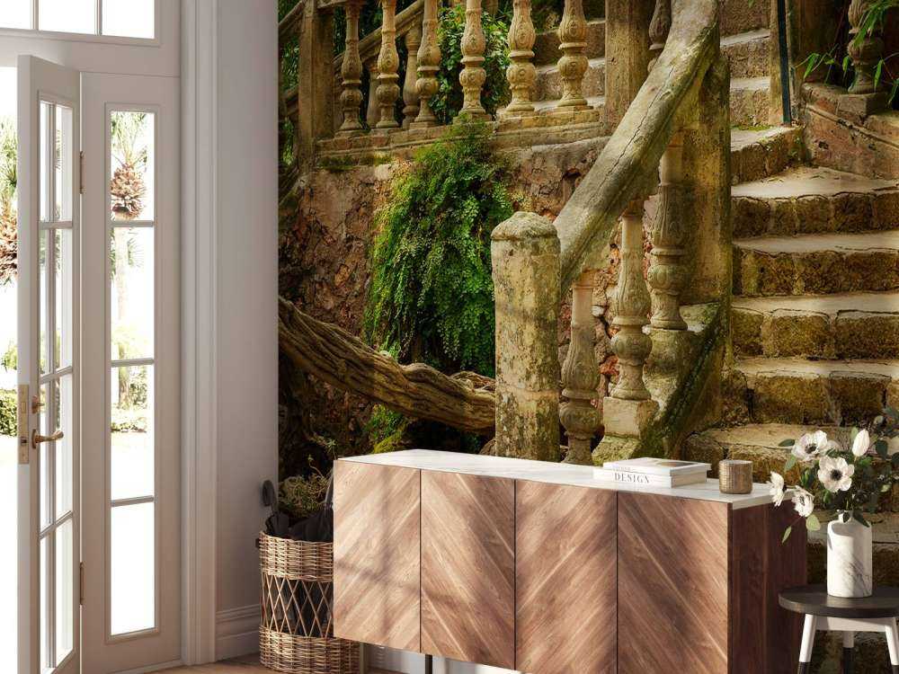 Stare schody na górę