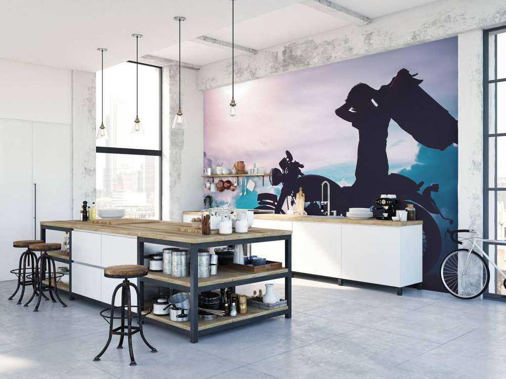 Sylwetka motocyklisty