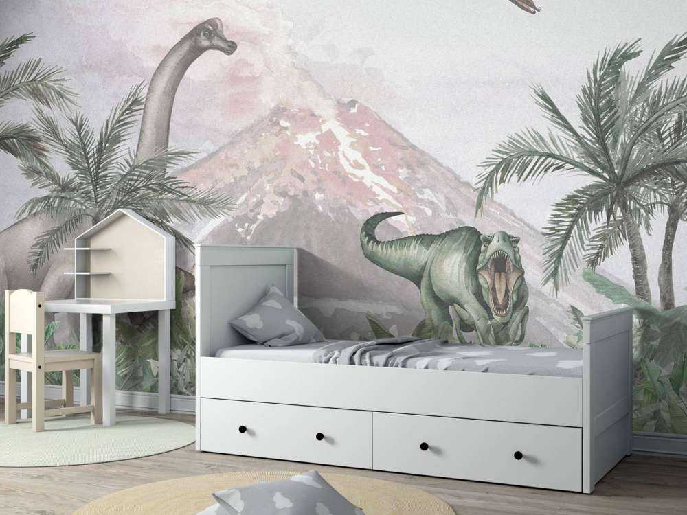 Dinozaury na wulkanie