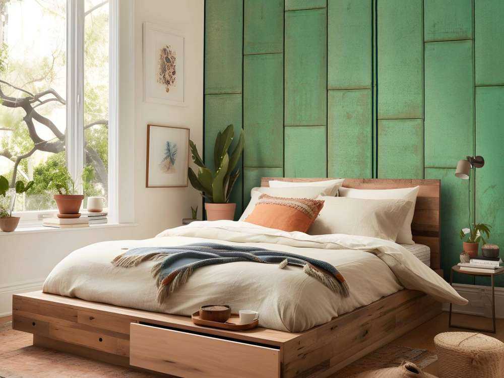 Zielone płytki z miedzi