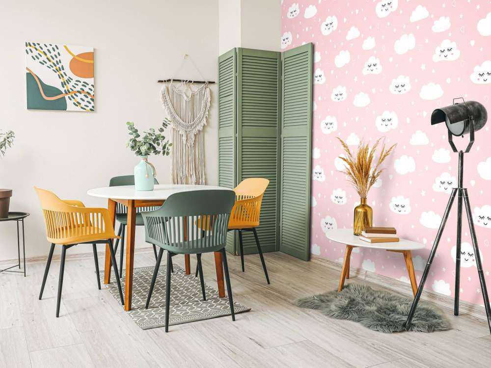 Śpiące białe chmury