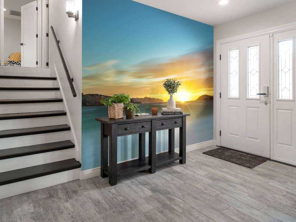 Piękny zachód słońca