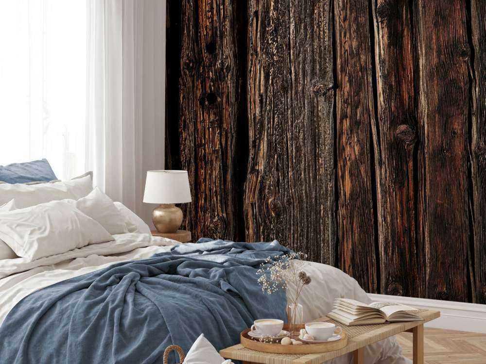 Ciemne, stare drewno