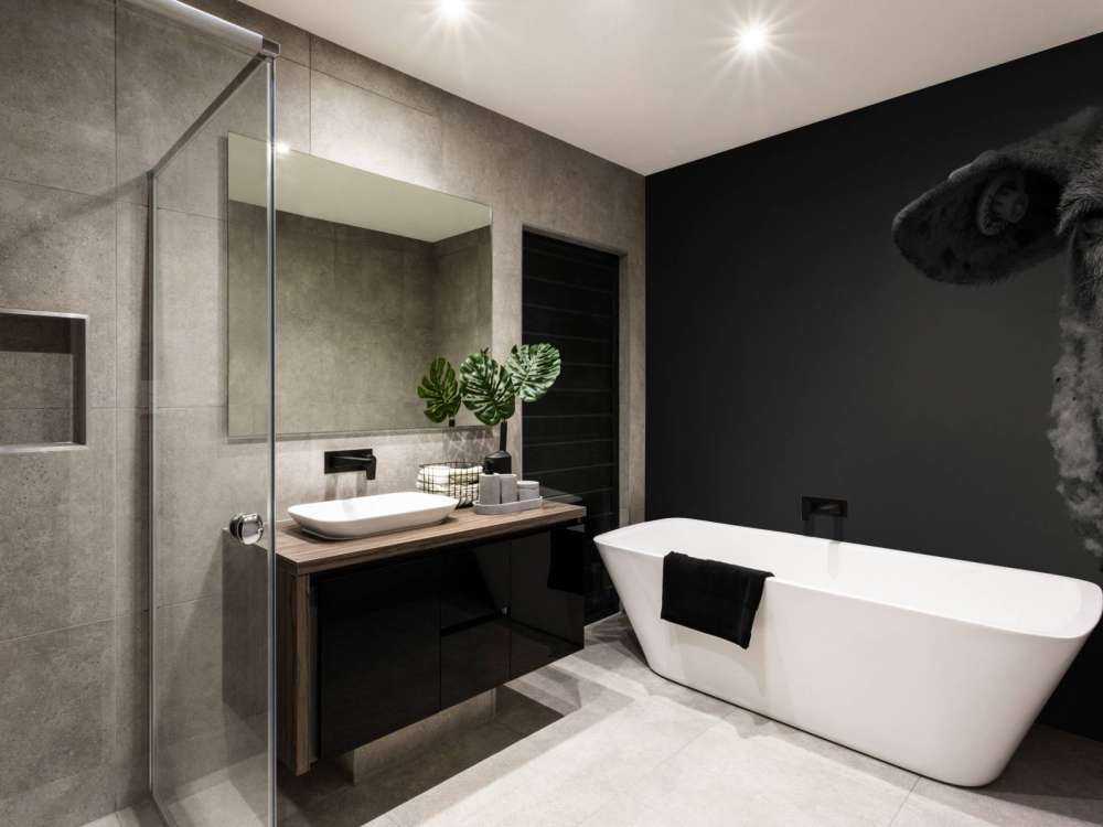 Zbliżenie na czarną i białą owcę