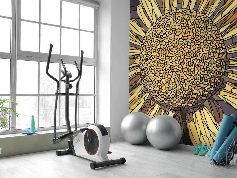 Żółty kwiat rumianku