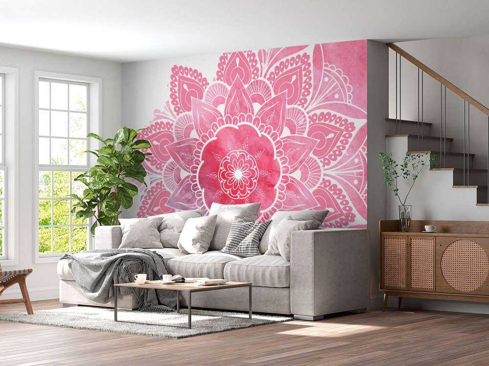 Mandala z motywem kwiatowym