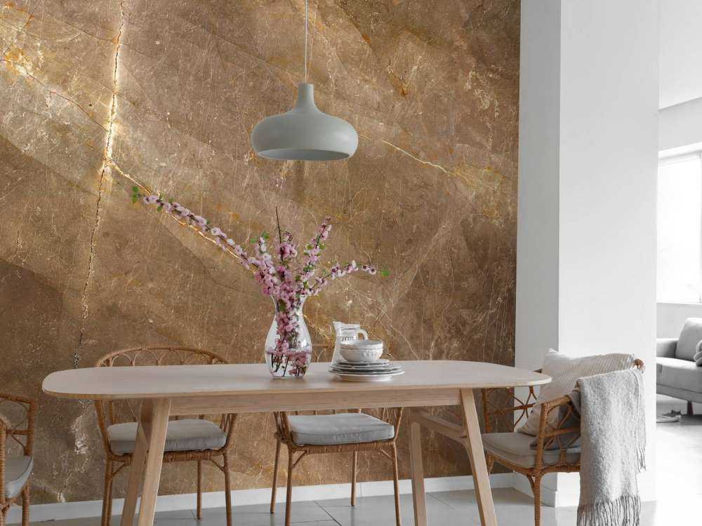 Naturalny brązowy marmur