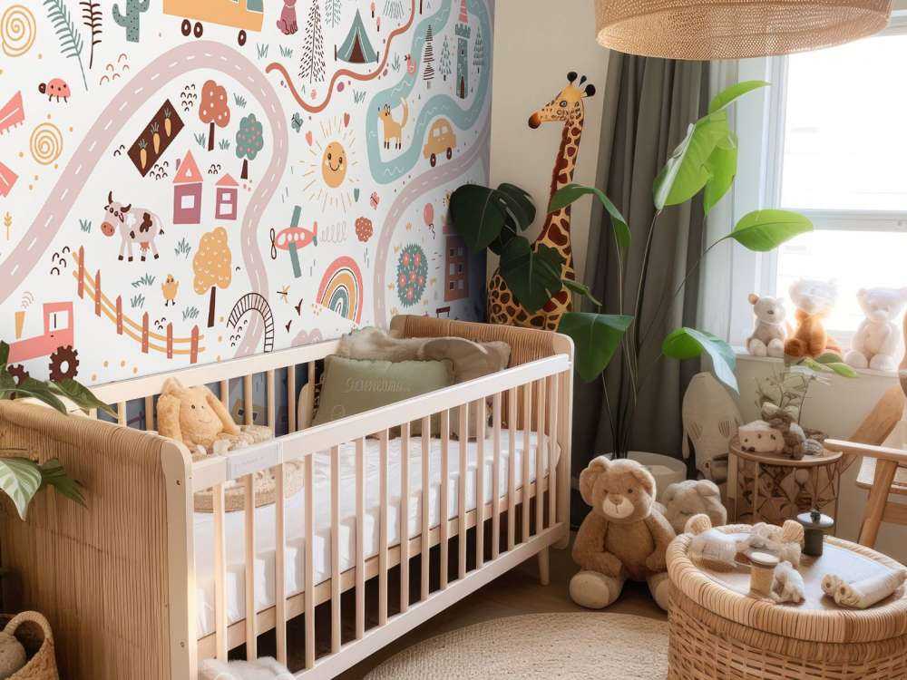 Dziecięca mapa świata