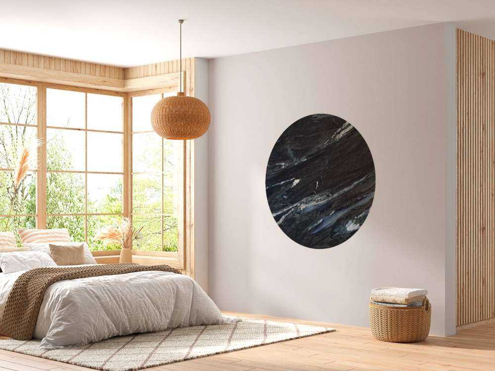 Zielono-niebieski marmur