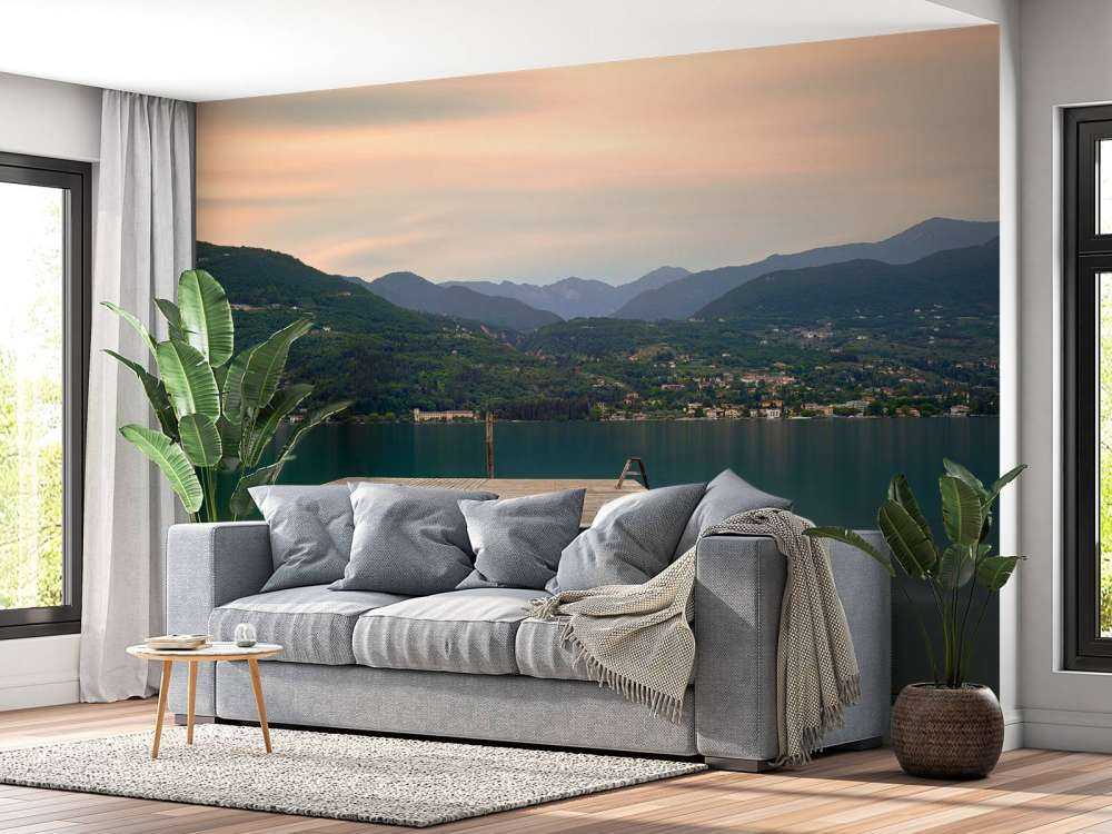 Molo nad jeziorem Garda