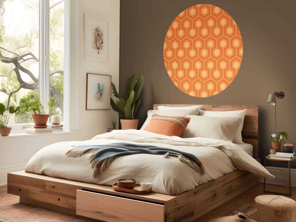 Pomarańczowe figury z lat 70