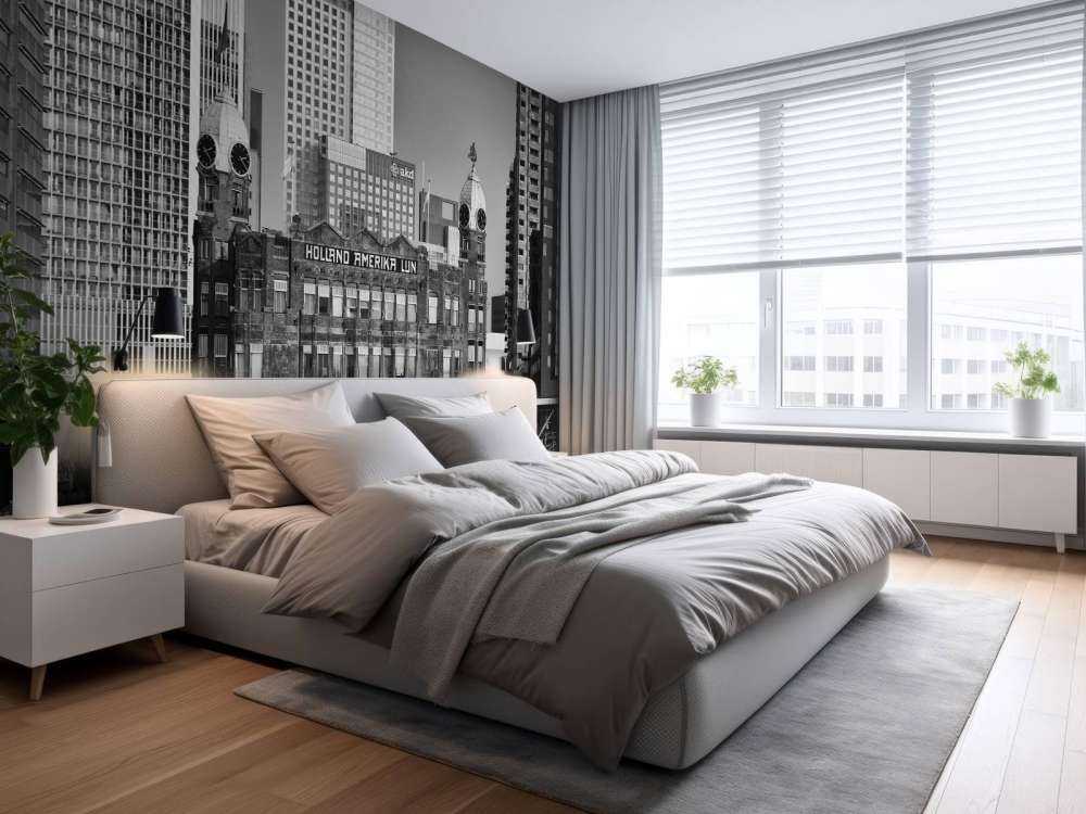 Hotel New York w czerni i bieli Rotterdam 