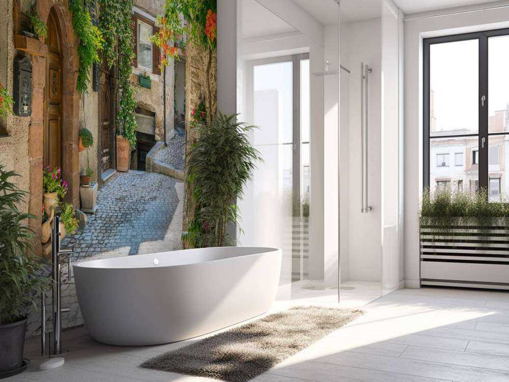 Wiejska wioska w Rzymie