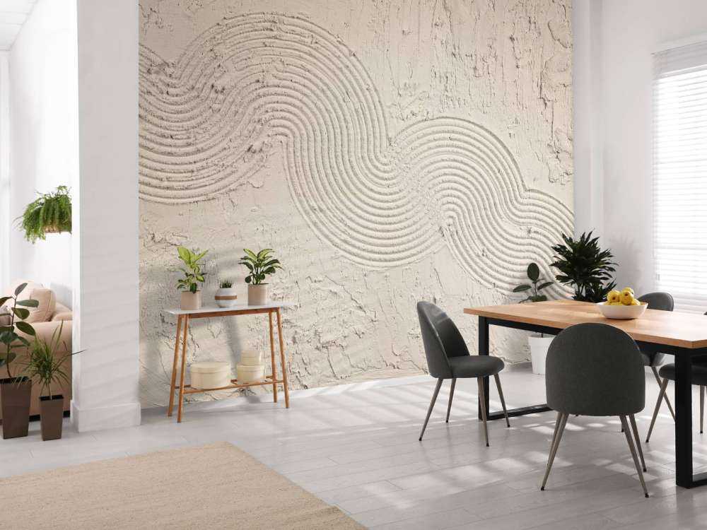 Zen Garden Texture in Linen
