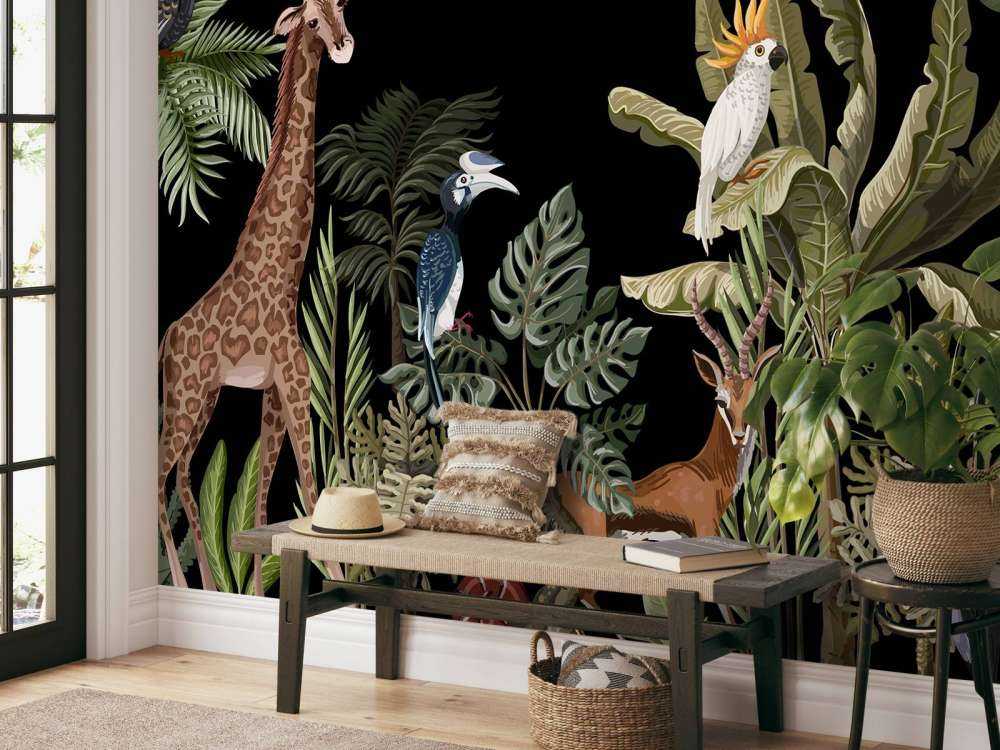 Różne zwierzęta z dżungli