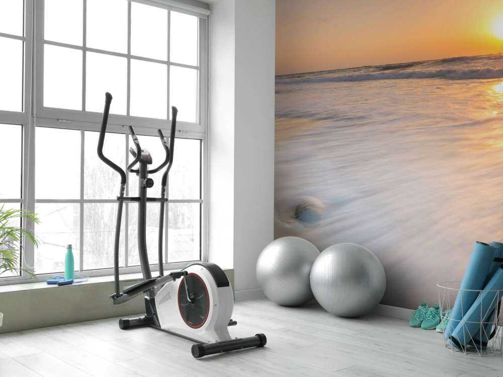 Zachód słońca na plaży