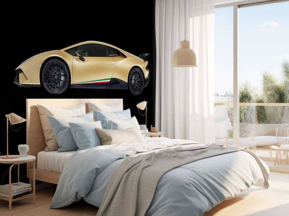 Lamborghini Huracán - Bok, czarny