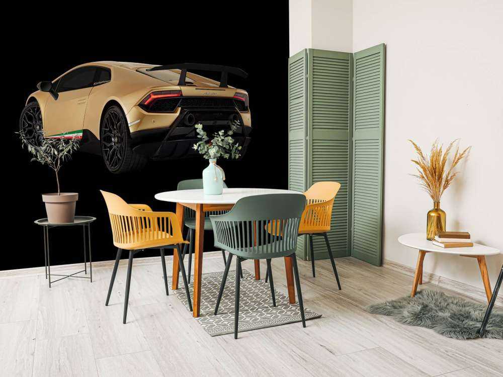 Lamborghini Huracán - Lewa tylna strona, czarny