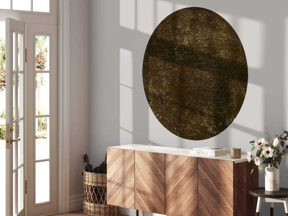 Złota świecąca struktura