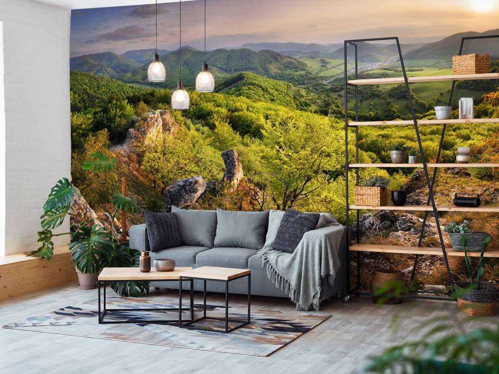 Krajobraz górski na wiosnę