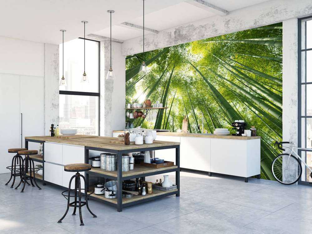 Las bambusowy w Japonii