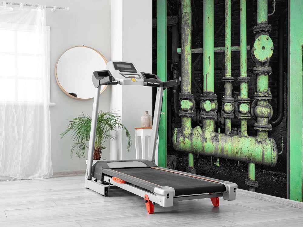 Stare rurki w kolorze zielonym