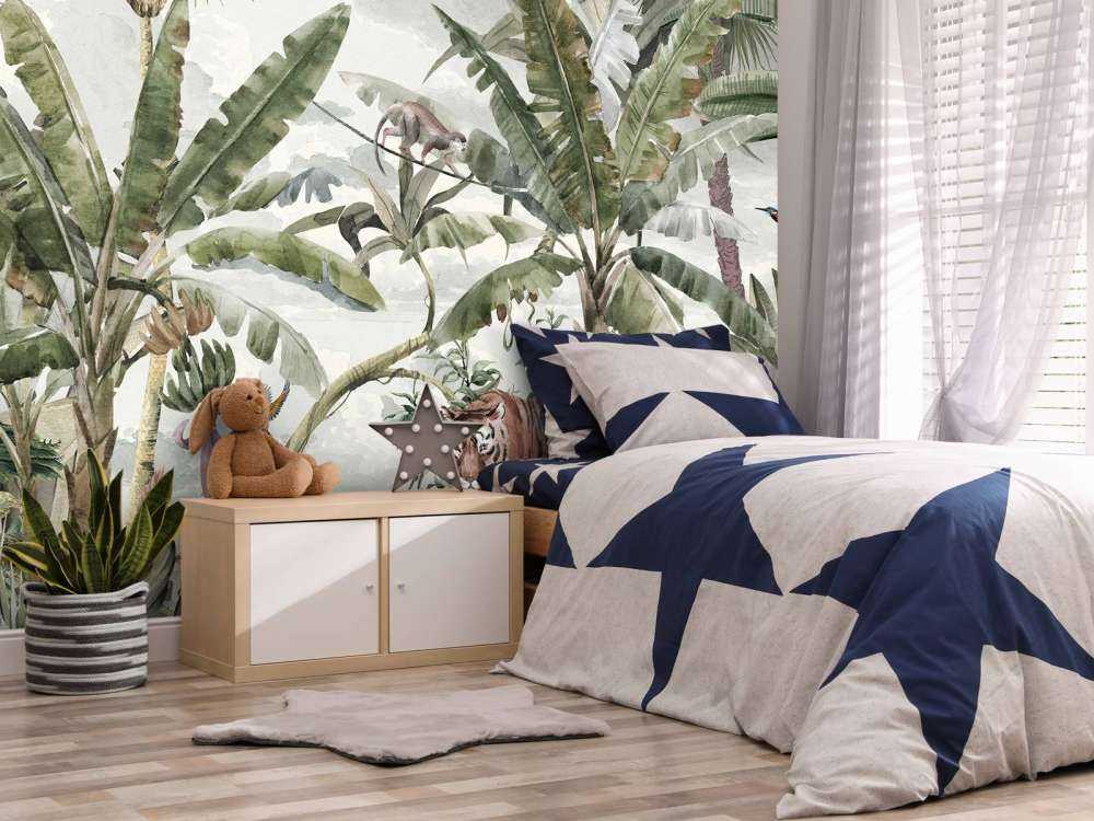 Tropikalny rysunek lasu deszczowego