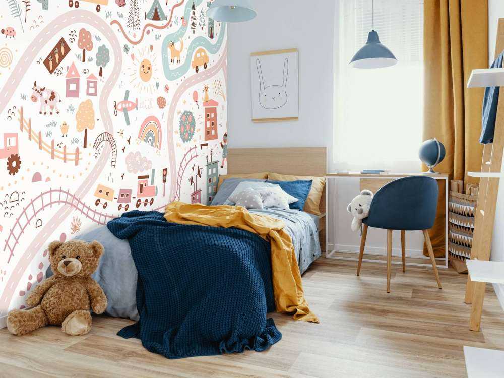 Dziecięca mapa świata