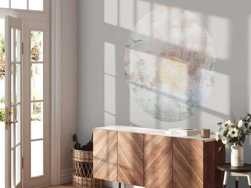 Wschód słońca w mgle