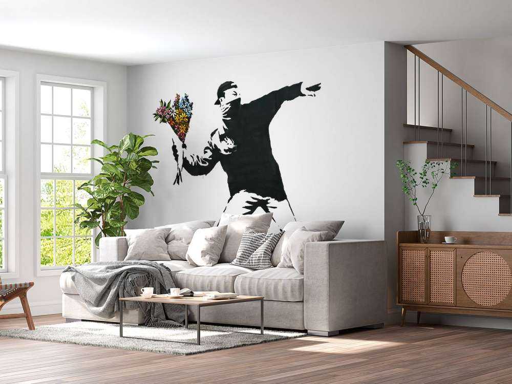 Banksy - Flower thrower