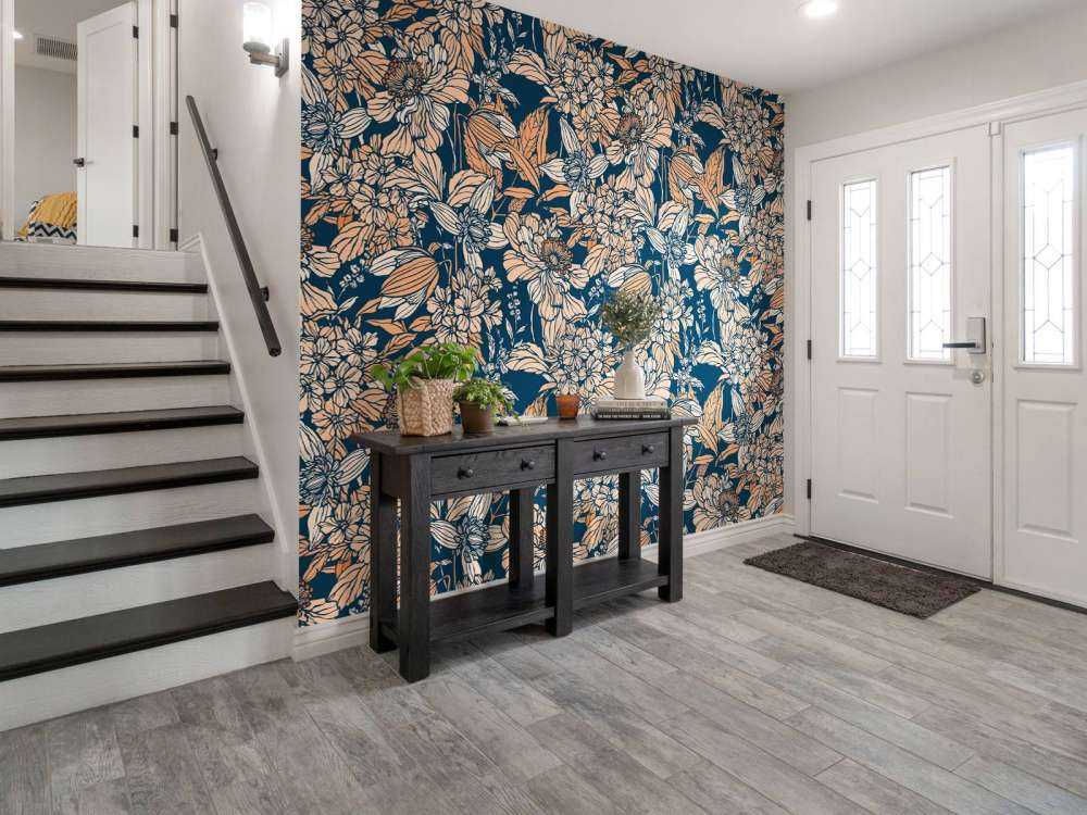 Nocny Ogród Pełen Kwiatów