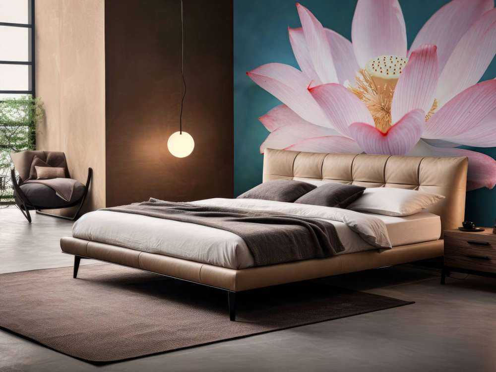 Kwiat lotosu w zbliżeniu