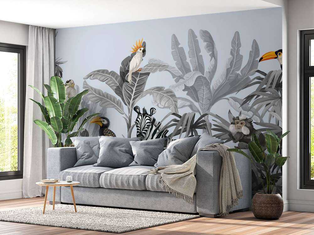 Dżungla pełna zwierząt