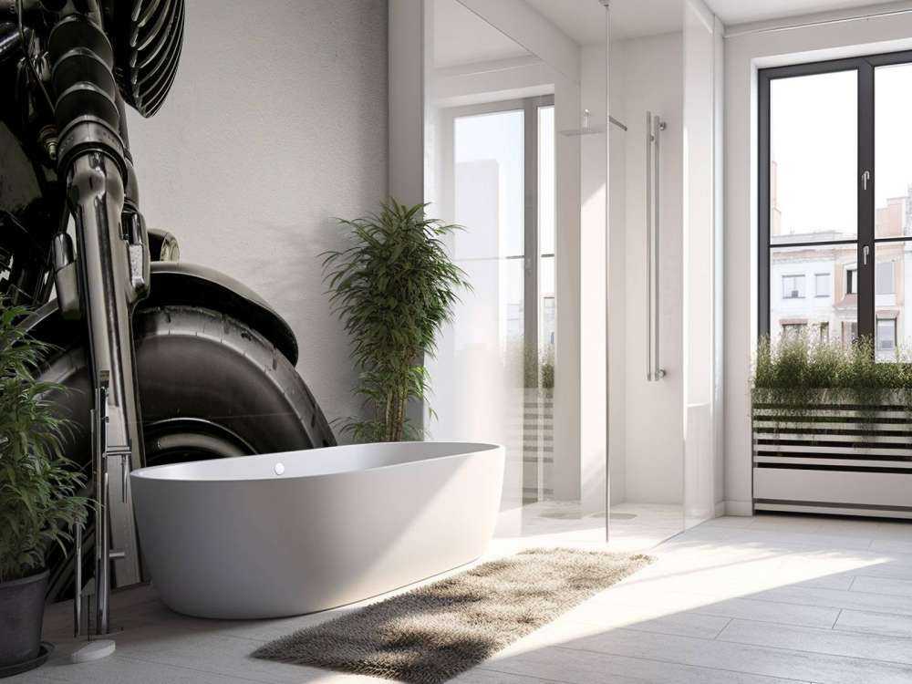 Zbliżenie na silnik