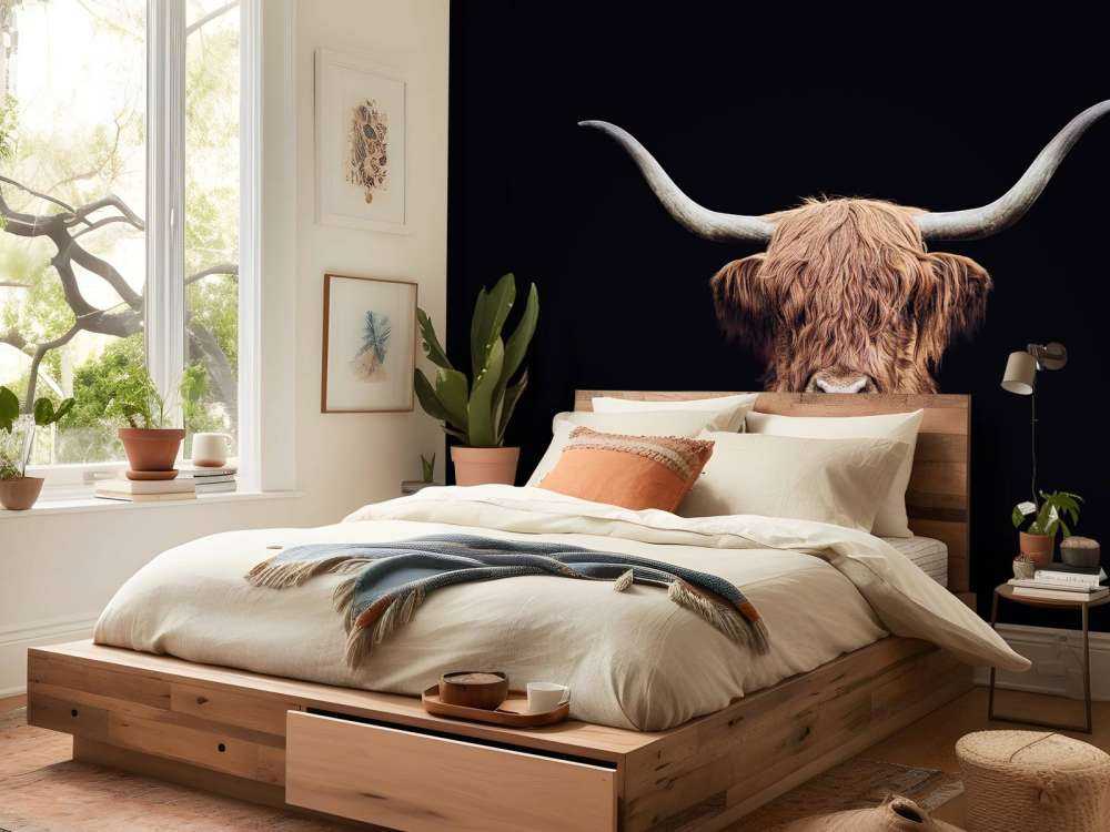 Szkocka rasa wyżynna w stylu vintage