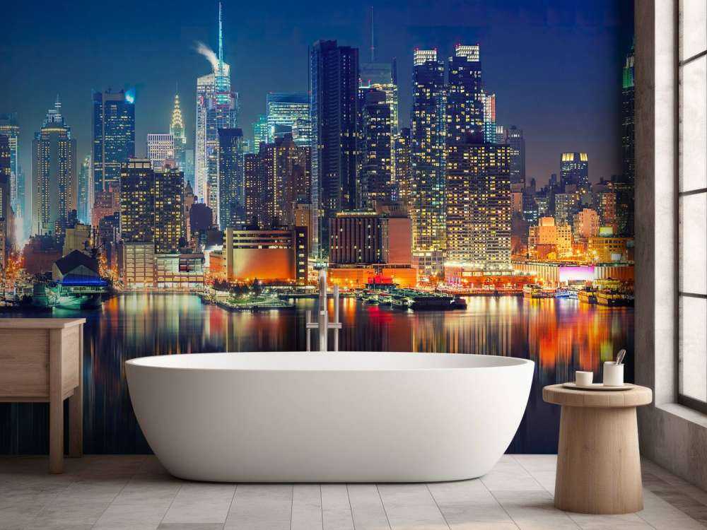 Fototapety Nowego Jorku w nocy