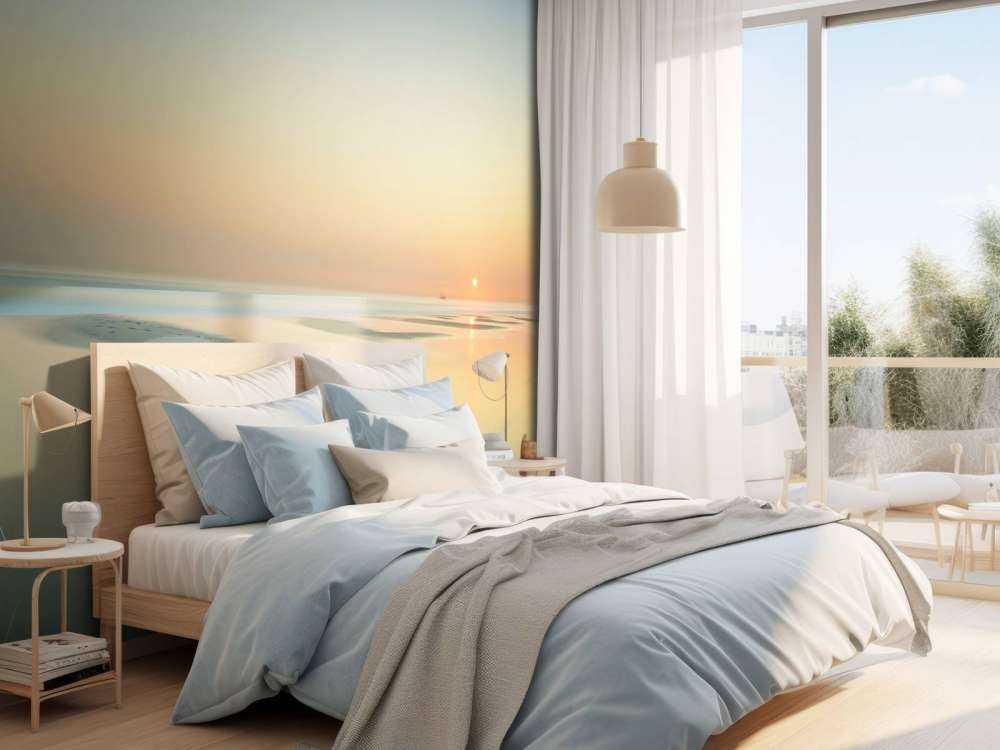 Zachód słońca na plaży