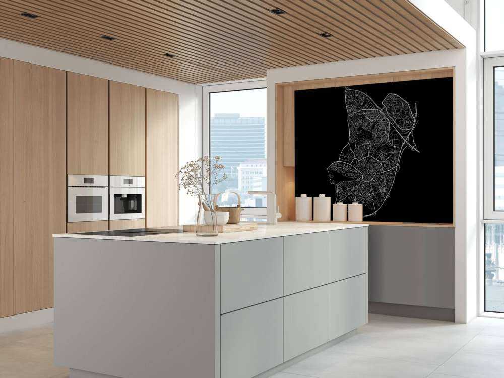 Mapa Amersfoort, czarna