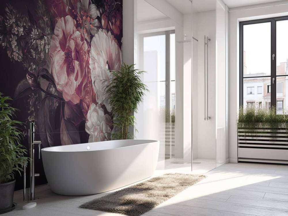 Bukiet z lilakami czerwonymi