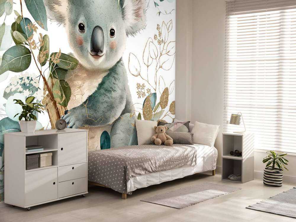 Cieniutki koala w eukalipcie
