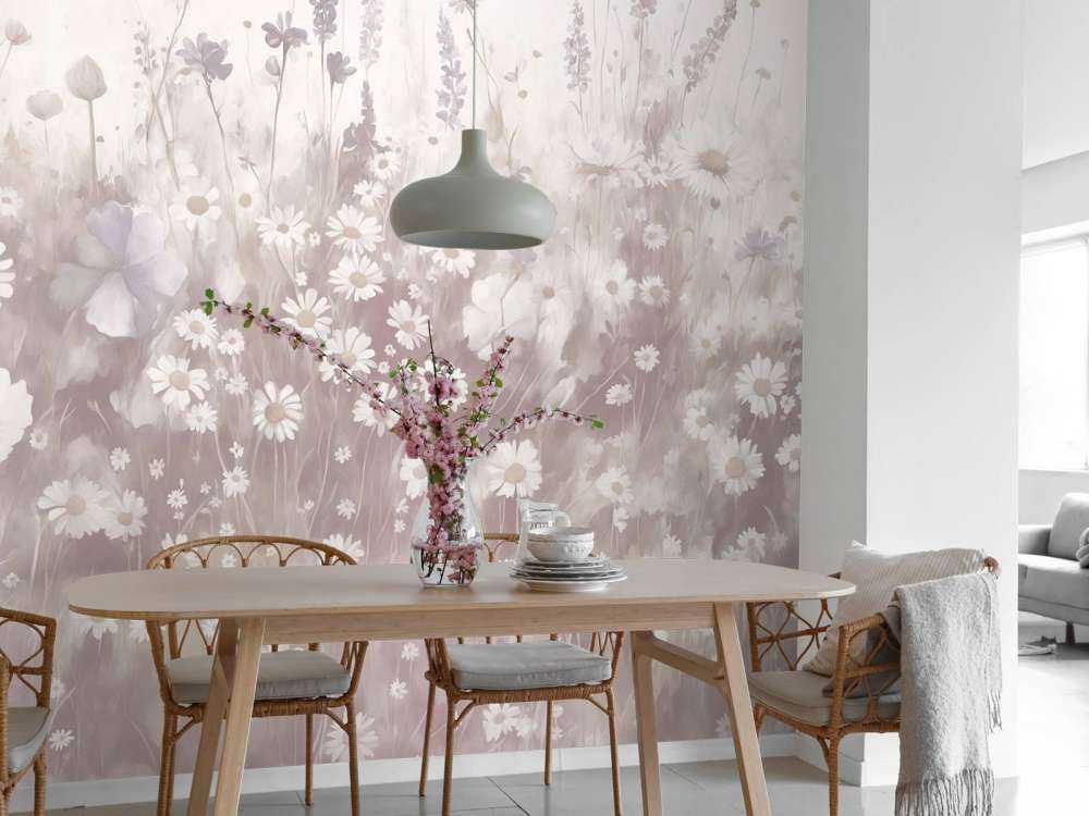 Zielona zieleń lata stonowany róż