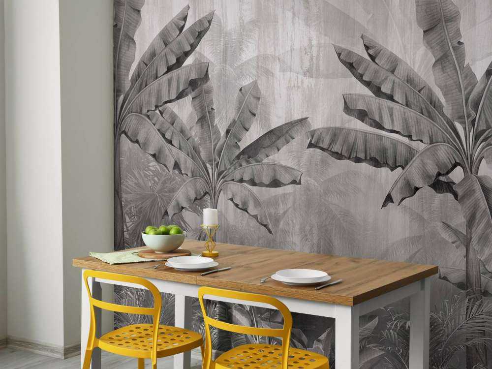 Tropikalne mgławicowe palmy