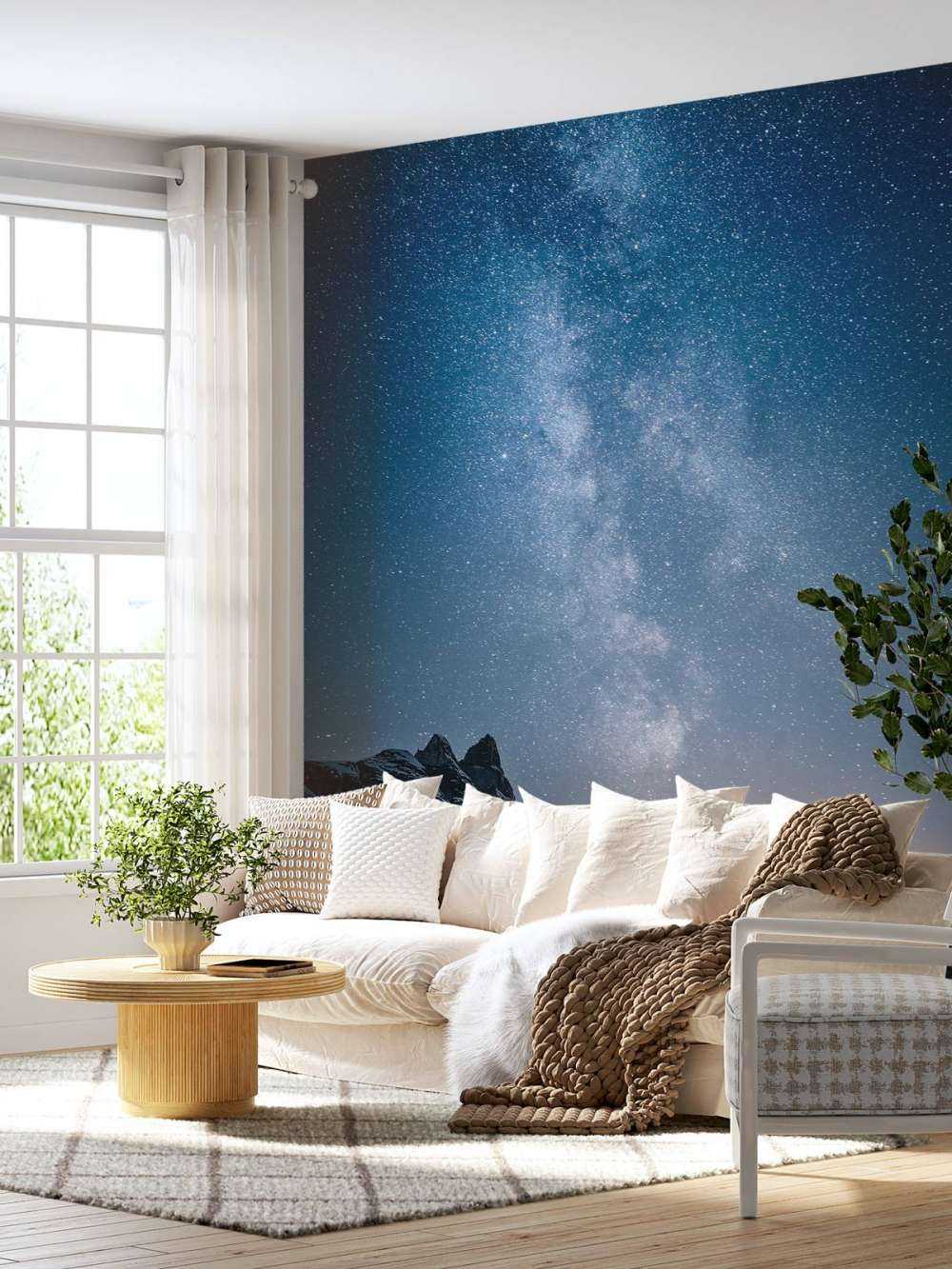 Gwieździste niebo na Alasce