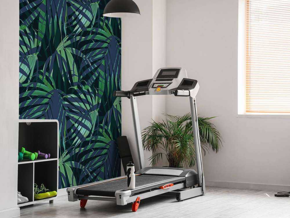 Zielone liście palmy