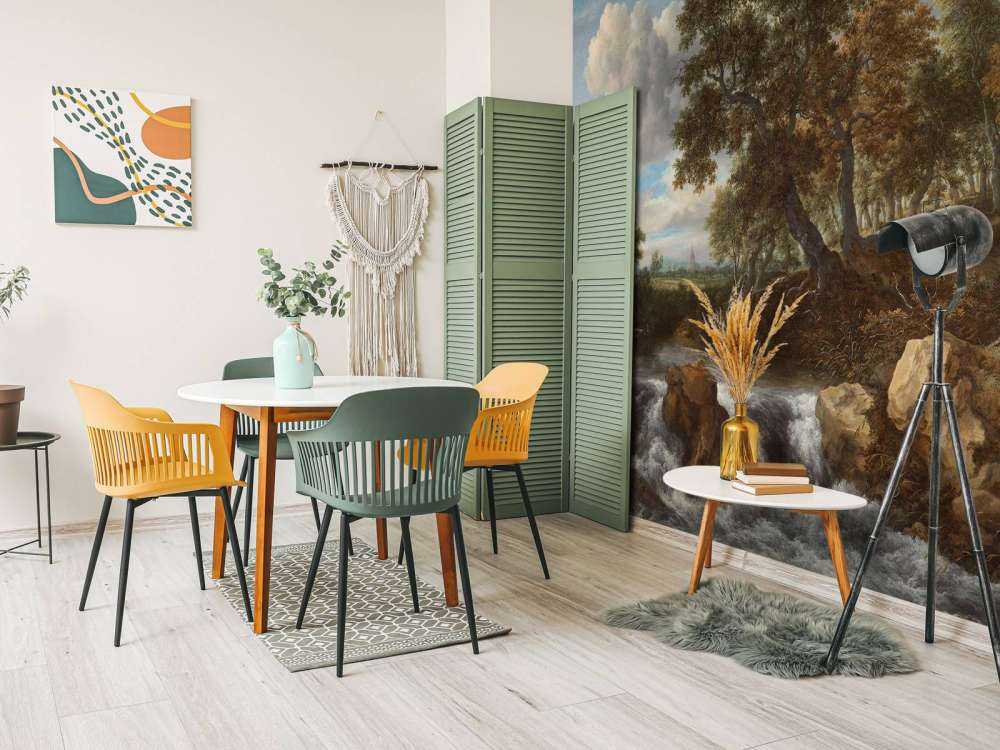 Krajobraz z wodospadem