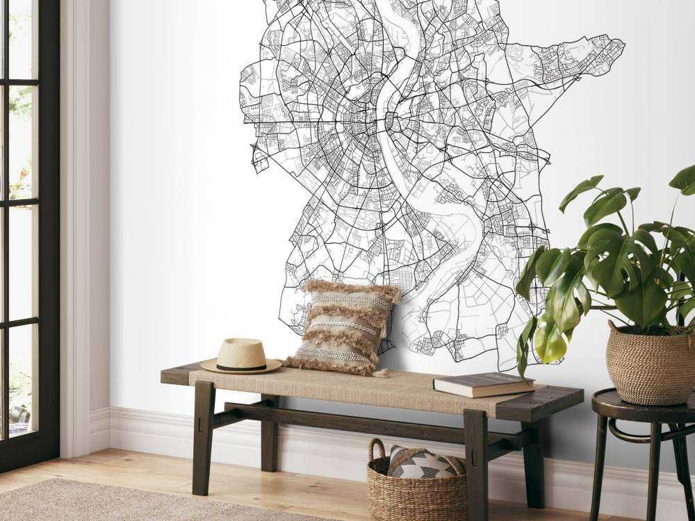 Mapa Kolonii, biała