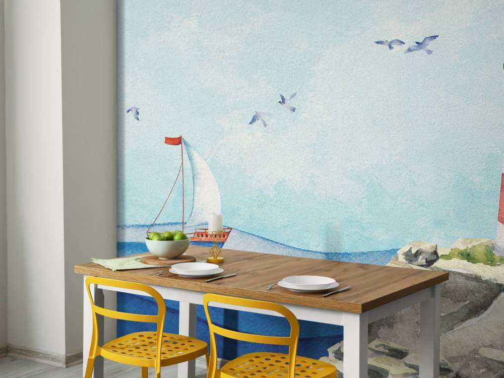 Latarnia morska na skałach